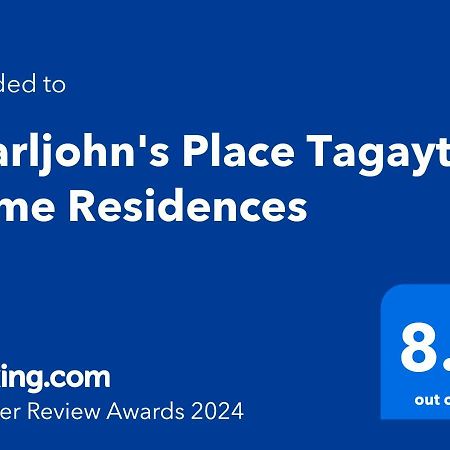 Pearljohn'S Place Tagaytay Prime Residences Tagaytay City Exterior foto